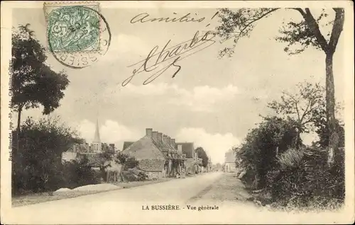 Ak La Bussière Loiret, Vue générale