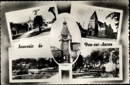 Ak Dun sur Auron Cher, Eglise, Château, Vue générale