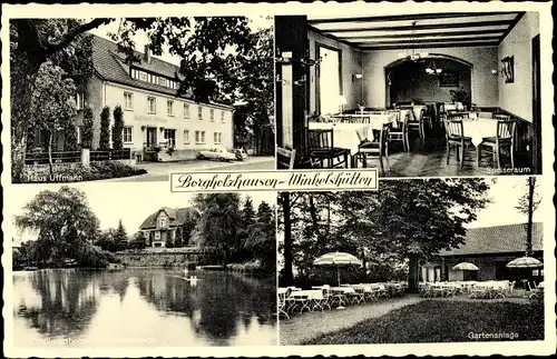 Ak Borgholzhausen Winkelshütten Nordrhein Westfalen, Hotel Pension Haus Uffmann, Inh. Adolf Hunger