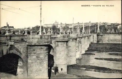 Ak Madrid Spanien, Puente de Toledo