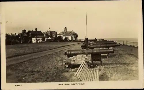 Ak Southwold East England, Gun Hill