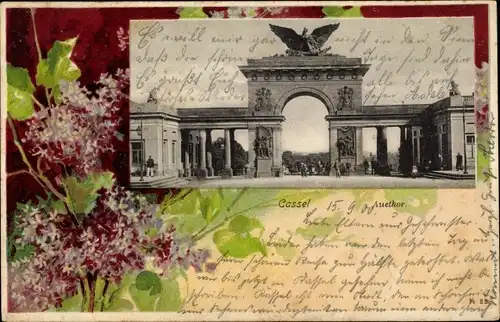 Passepartout Ak Kassel in Hessen, Auetor, Flieder