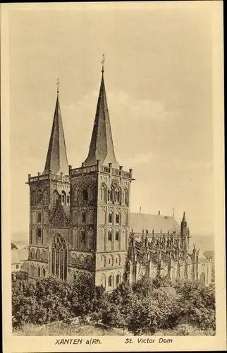 Ak Xanten am Niederrhein, St. Victor Dom