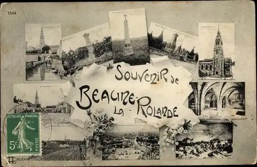 Ak Beaune la Rolande Loiret, Miniaturansichten