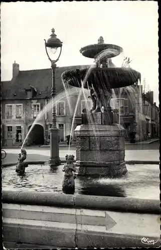 Ak Henrichemont Cher, Place Henri IV