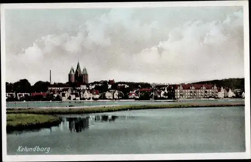Ak Kalundborg Dänemark, Gesamtansicht