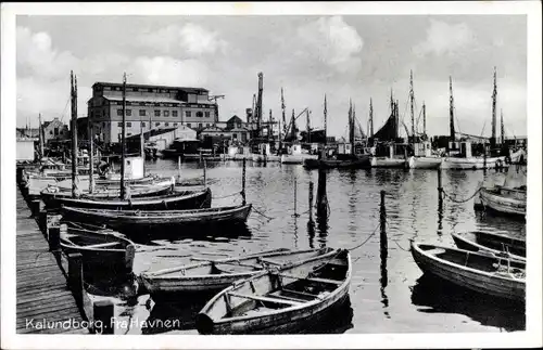 Ak Kalundborg Dänemark, Fra Havnen