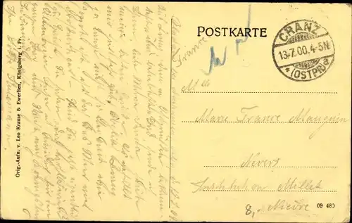 Ak Selenogradsk Cranz Ostpreußen, Strandpromenade