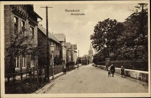 Ak Burscheid in Nordrhein Westfalen, Mittelstraße