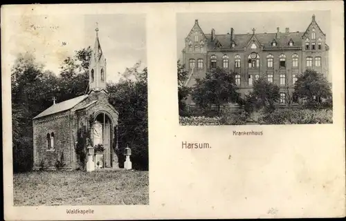 Ak Harsum in Niedersachsen, Waldkapelle, Krankenhaus