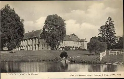 Ak Longpont Aisne, Chateau