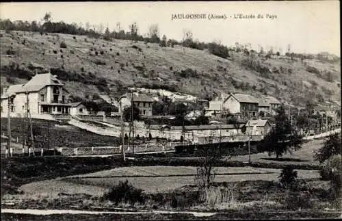 Ak Jaulgonne Aisne, Entree du Pays