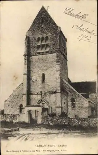 Ak Vezilly Aisne, Eglise