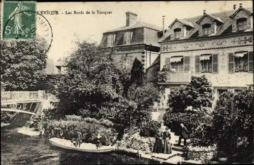 Ak Pont l Eveque Calvados, Les Bords de la Touques