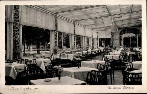 Ak Bad Oeynhausen in Westfalen, Kurhaus Terrasse