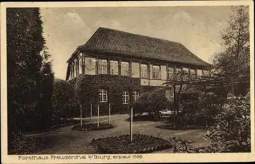 Ak Bad Iburg in Niedersachsen, Forsthaus Freudenthal