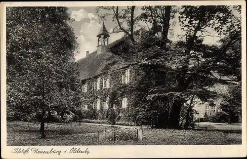 Ak Neuenburg Zetel in Friesland, Schloss Neuenburg