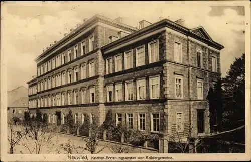Ak Neuwied in Rheinland Pfalz, Knaben Erziehungsanstalt der Brüdergemeine
