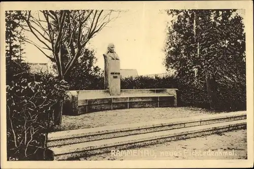 Ak Rammenau Sachsen, Neues Fichtedenkmal