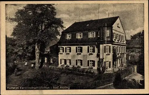 Ak Bad Aibling Oberbayern, Kurheim Karolinenschlösschen