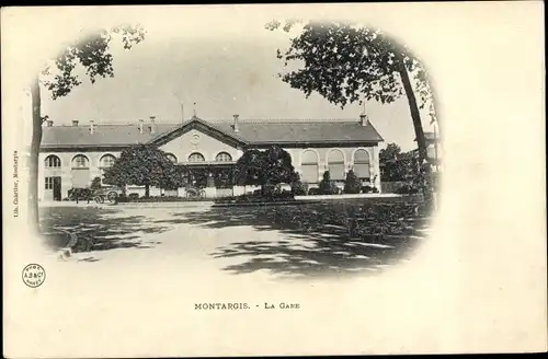 Ak Montargis Loiret, La Gare