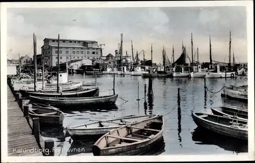 Ak Kalundborg Dänemark, Fra Havnen