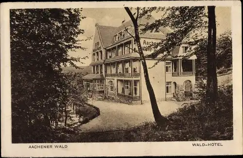 Ak Aachen in Nordrhein Westfalen, Waldhotel