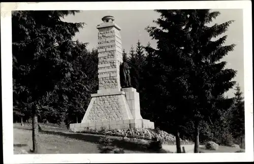 Ak Vyhledy Holýšov Region Pilsen, Pomnik J. S. Baara, Denkmal