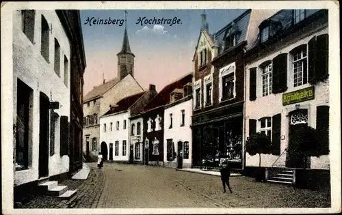 Ak Heinsberg in Nordrhein Westfalen, Hochstraße, Apotheke