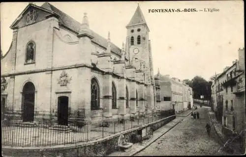 Ak Fontenay sous Bois Val de Marne, L'Eglise, Kirche