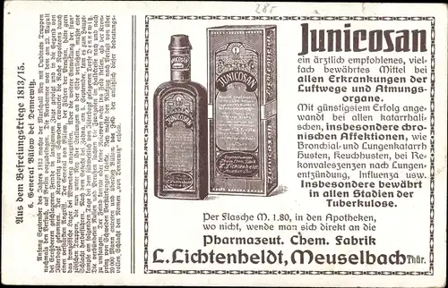Künstler Ak General Bülow bei Dennewitz, Junicosan L. Lichtenheldt