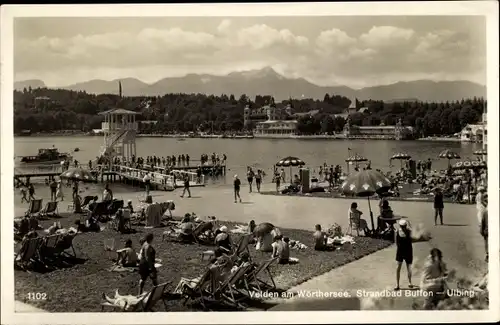 Ak Valden am Wörthersee, Strandbad Bulfon - Ulbing