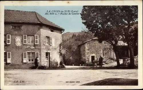 Ak La Croix du Sud Loire, Rocher de Catelus