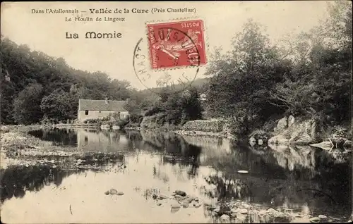 Ak Vallée de la Cure Yonne, Dans l'Avallonnais, Le Moulin de Lingeux