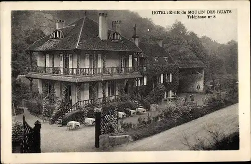 Ak Moulin des Ruats Avallon Yonne, Hotel Erie du Moulin des Ruats