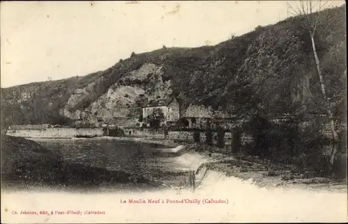 Ak Pont d Ouilly Calvados, Le Moulin Neuf