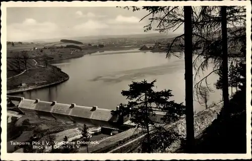 Ak Pirk bei Oelsnitz Vogtland, Talsperre, Teilansicht