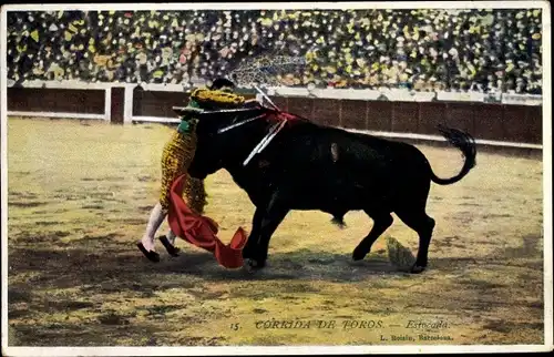 Ak Stierkampf, Corrida de Toros, Estocada