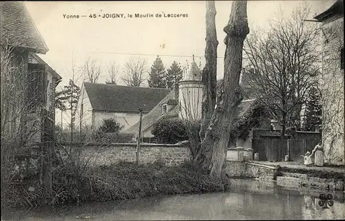 Ak Joigny Yonne, le Moulin de Lecceres