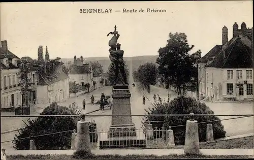 Ak Seignelay Yonne, Route de Brienon