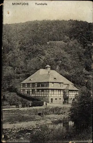 Ak Monschau Montjoie in der Eifel, Turnhalle