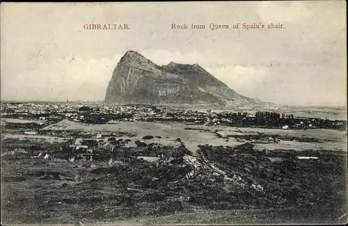 Ak Gibraltar, Rock from Queen of Spain's chair