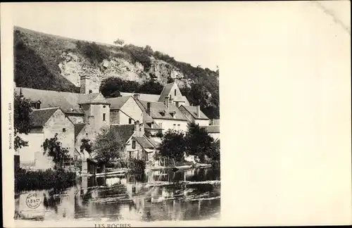 Ak Les Roches Loir et Cher, Vue générale