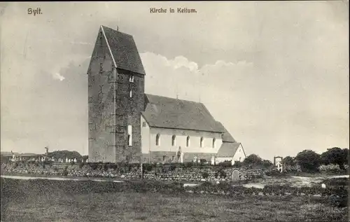 Ak Keitum auf Sylt, Kirche