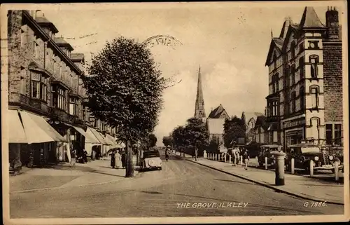 Ak Ilkley Yorkshire and the Humber England, Street View