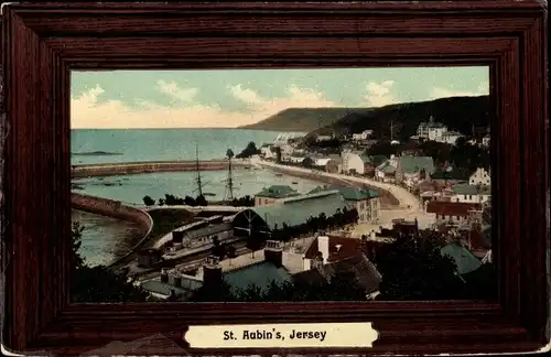 Ak St. Aubin's Jersey Kanalinseln, General View