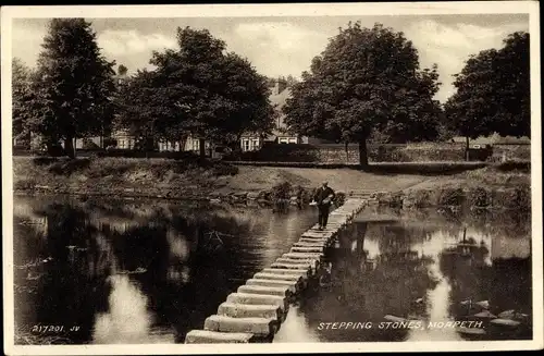 Ak Morpeth Northumberland North East England, Stepping Stones