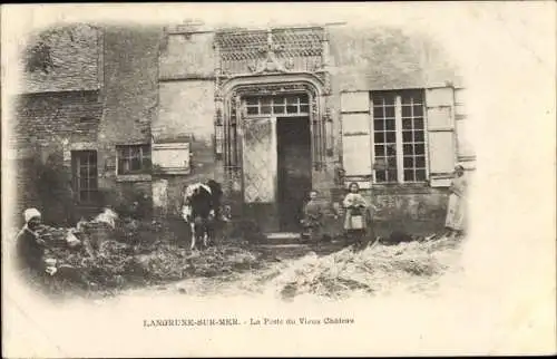 Ak Langrune sur Mer Calvados, Ka Porte du Vieux Chateau