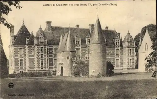 Ak Damville Eure, Chateau de Chambray