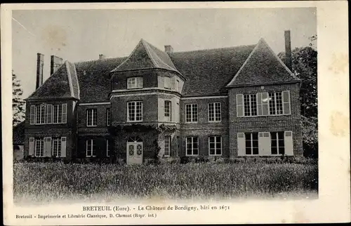 Ak Breteuil Eure, Chateau de Bordigny